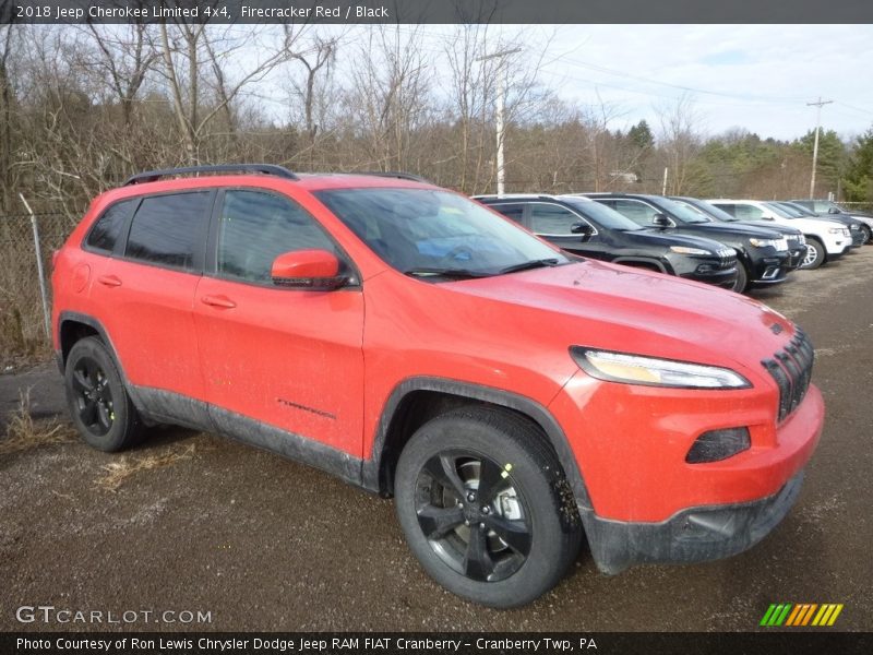 Firecracker Red / Black 2018 Jeep Cherokee Limited 4x4