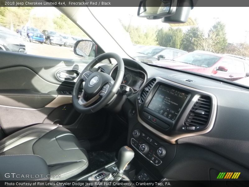 Firecracker Red / Black 2018 Jeep Cherokee Limited 4x4