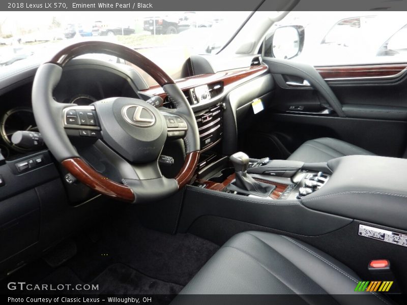 Front Seat of 2018 LX 570