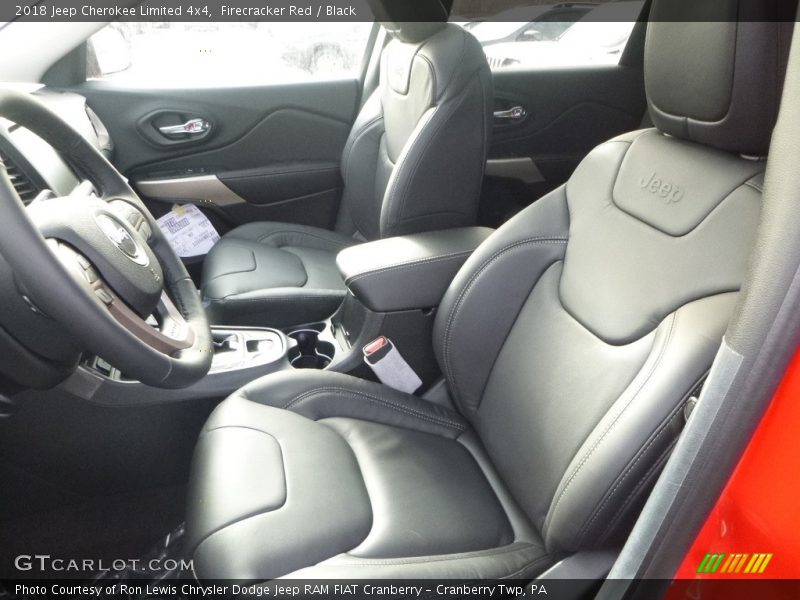 Firecracker Red / Black 2018 Jeep Cherokee Limited 4x4