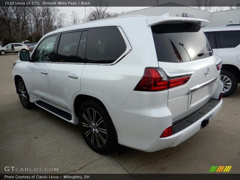 Eminent White Pearl / Black 2018 Lexus LX 570