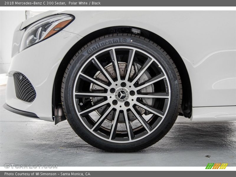 Polar White / Black 2018 Mercedes-Benz C 300 Sedan
