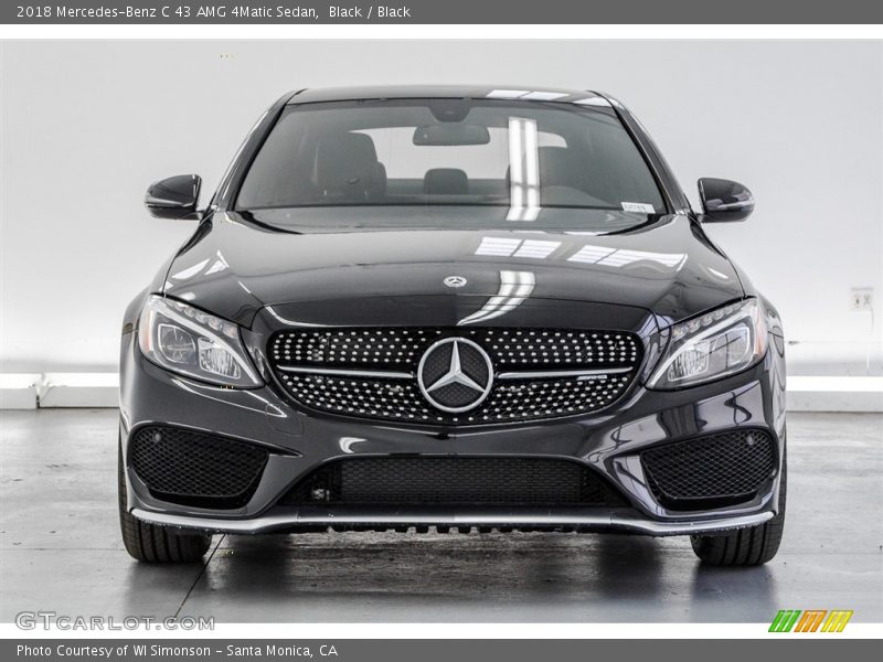 Black / Black 2018 Mercedes-Benz C 43 AMG 4Matic Sedan