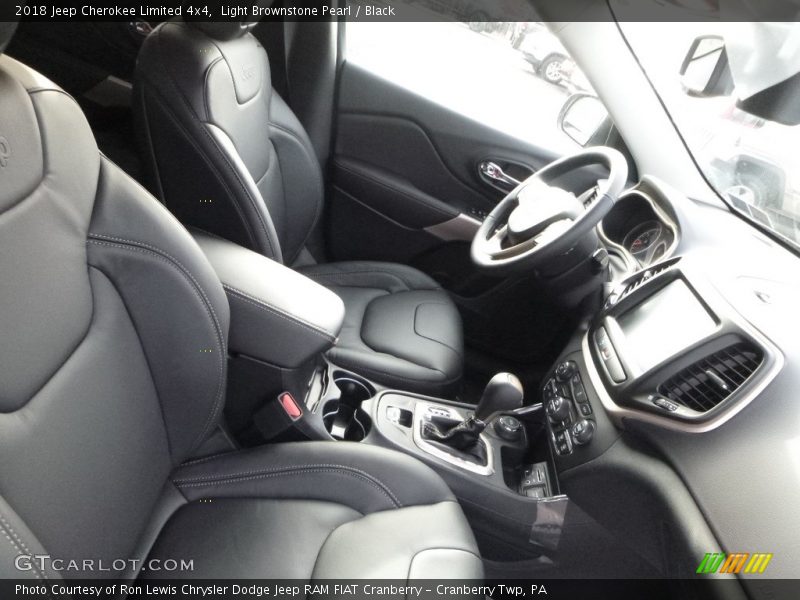 Light Brownstone Pearl / Black 2018 Jeep Cherokee Limited 4x4