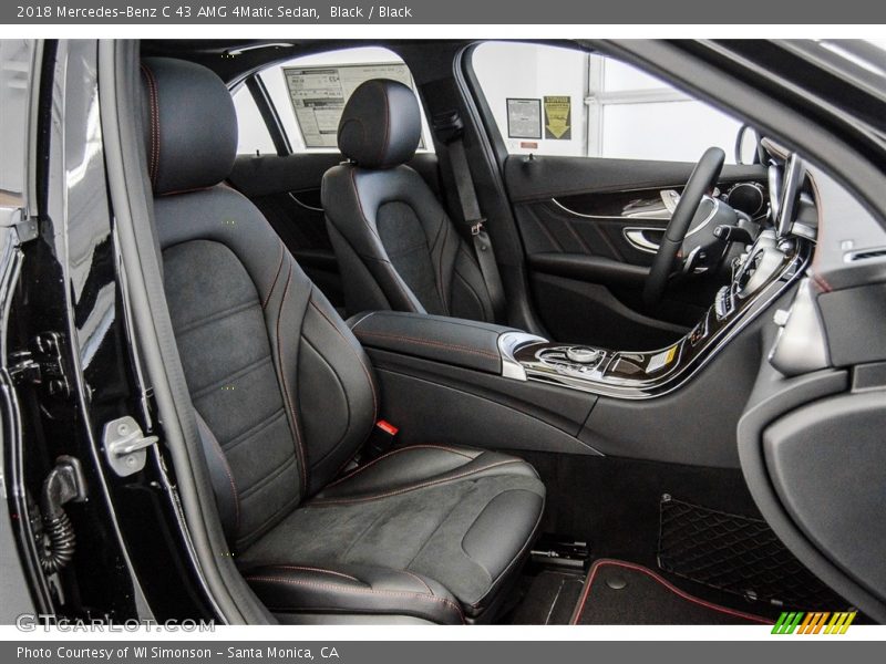 Front Seat of 2018 C 43 AMG 4Matic Sedan