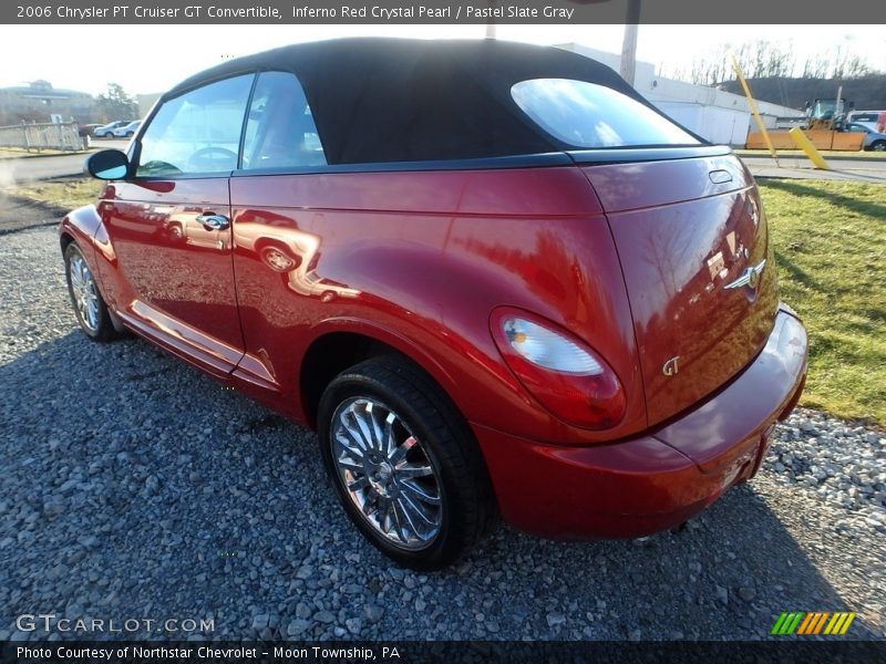 Inferno Red Crystal Pearl / Pastel Slate Gray 2006 Chrysler PT Cruiser GT Convertible