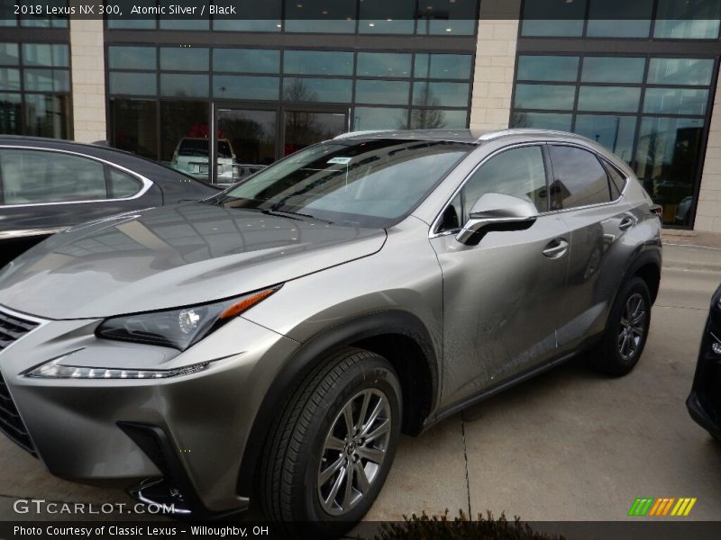 Atomic Silver / Black 2018 Lexus NX 300