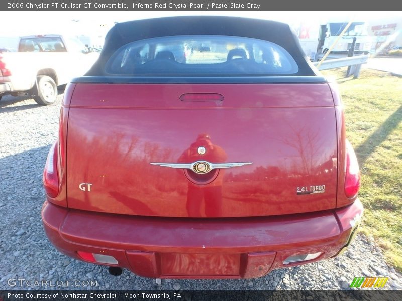 Inferno Red Crystal Pearl / Pastel Slate Gray 2006 Chrysler PT Cruiser GT Convertible