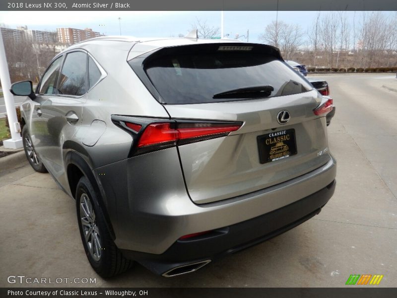 Atomic Silver / Black 2018 Lexus NX 300