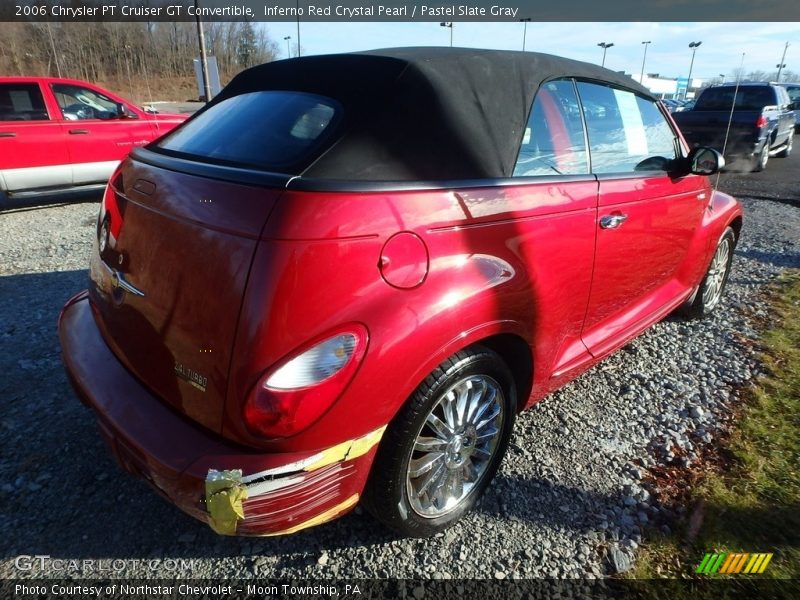 Inferno Red Crystal Pearl / Pastel Slate Gray 2006 Chrysler PT Cruiser GT Convertible