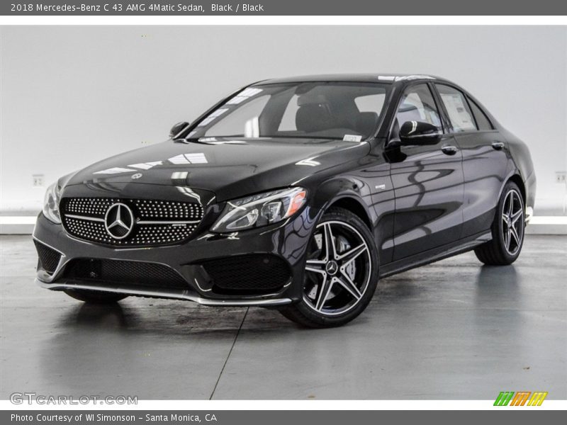 Black / Black 2018 Mercedes-Benz C 43 AMG 4Matic Sedan