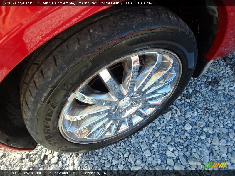 Inferno Red Crystal Pearl / Pastel Slate Gray 2006 Chrysler PT Cruiser GT Convertible