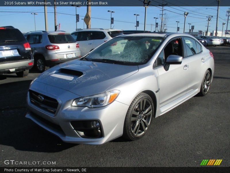 Ice Silver Metallic / Carbon Black 2016 Subaru WRX Premium