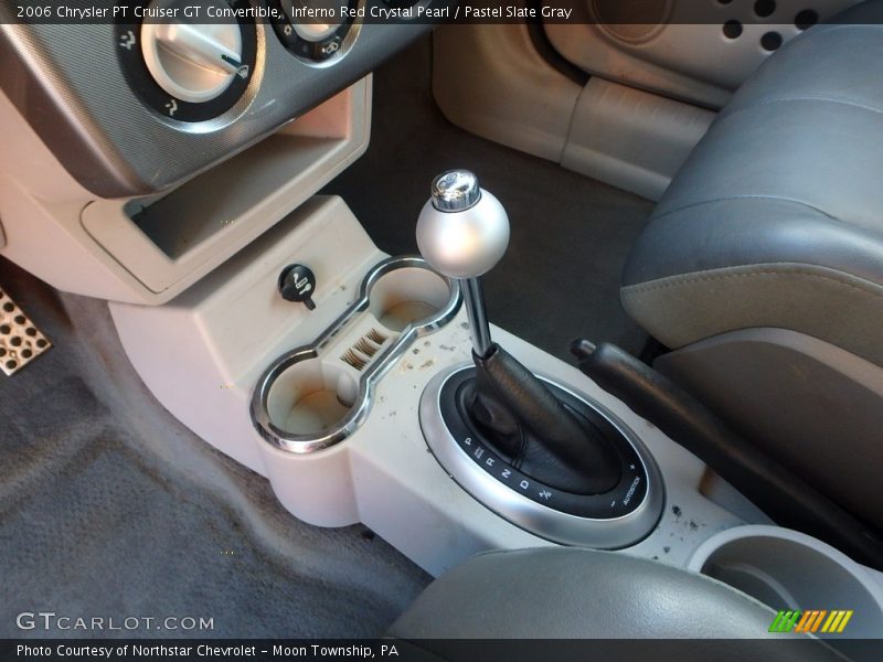 Inferno Red Crystal Pearl / Pastel Slate Gray 2006 Chrysler PT Cruiser GT Convertible