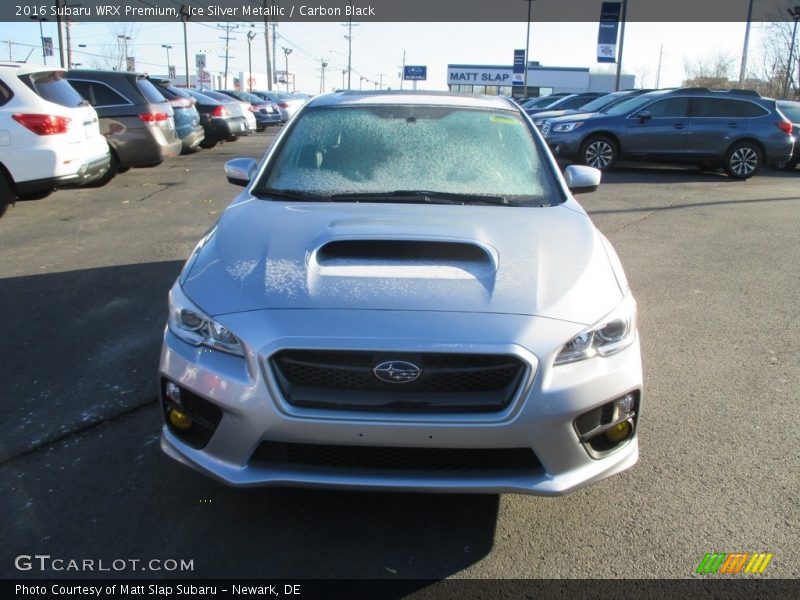 Ice Silver Metallic / Carbon Black 2016 Subaru WRX Premium