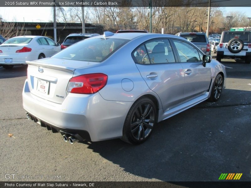 Ice Silver Metallic / Carbon Black 2016 Subaru WRX Premium