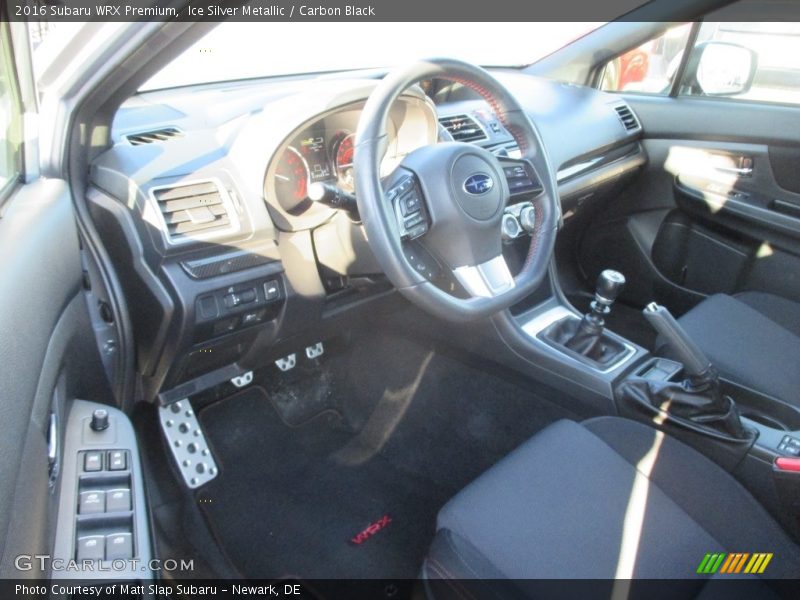 Ice Silver Metallic / Carbon Black 2016 Subaru WRX Premium