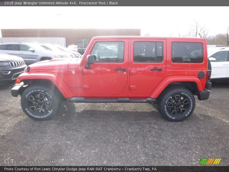 Firecracker Red / Black 2018 Jeep Wrangler Unlimited Altitude 4x4