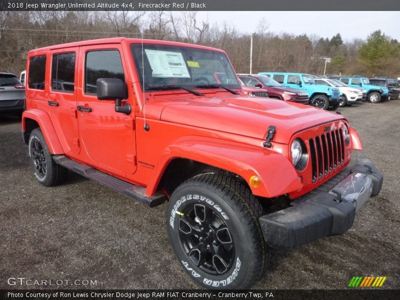 Front 3/4 View of 2018 Wrangler Unlimited Altitude 4x4
