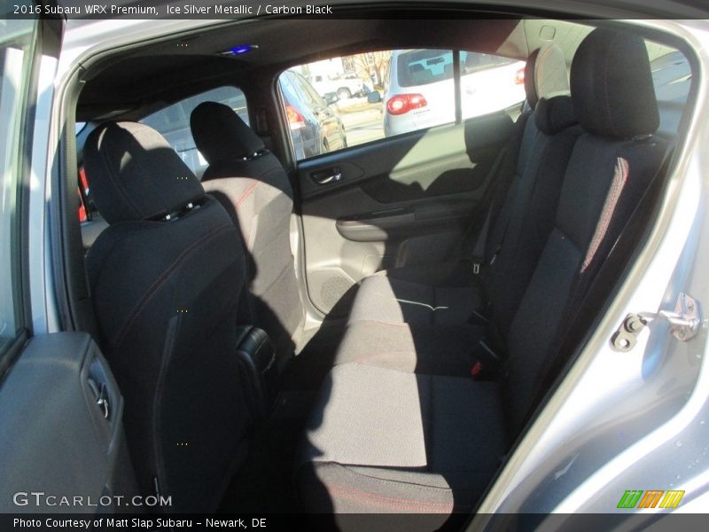 Ice Silver Metallic / Carbon Black 2016 Subaru WRX Premium