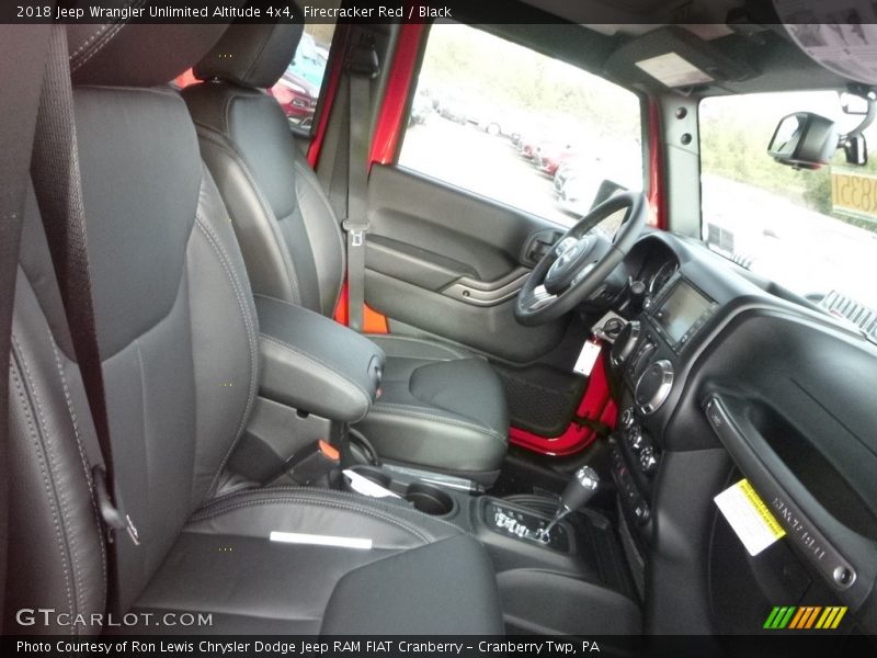 Firecracker Red / Black 2018 Jeep Wrangler Unlimited Altitude 4x4