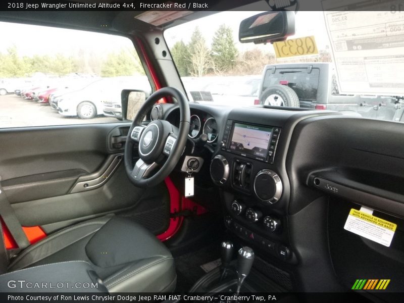 Firecracker Red / Black 2018 Jeep Wrangler Unlimited Altitude 4x4