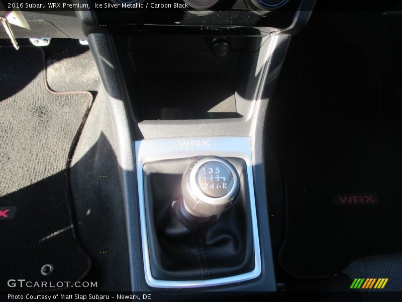 Ice Silver Metallic / Carbon Black 2016 Subaru WRX Premium