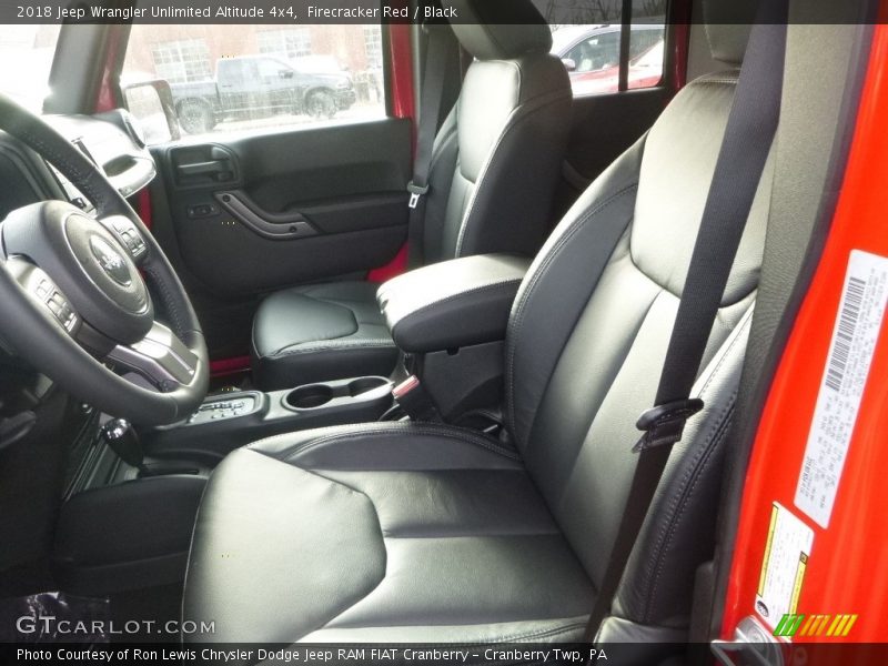 Firecracker Red / Black 2018 Jeep Wrangler Unlimited Altitude 4x4