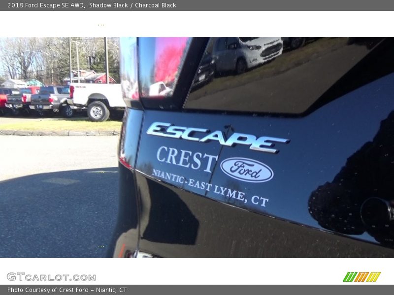 Shadow Black / Charcoal Black 2018 Ford Escape SE 4WD