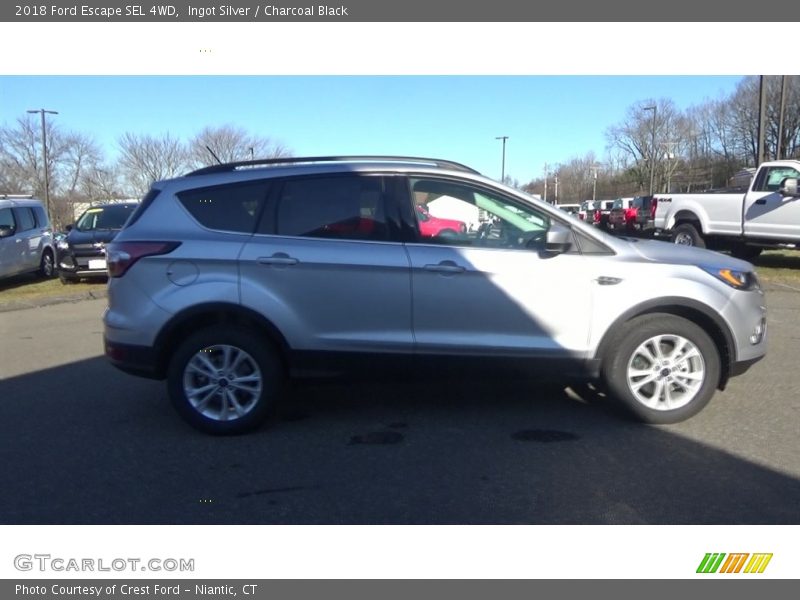 Ingot Silver / Charcoal Black 2018 Ford Escape SEL 4WD