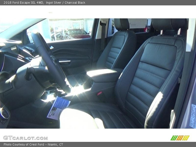 Ingot Silver / Charcoal Black 2018 Ford Escape SEL 4WD