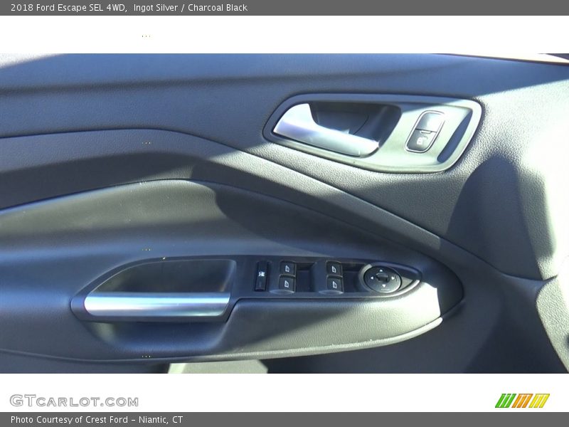 Ingot Silver / Charcoal Black 2018 Ford Escape SEL 4WD