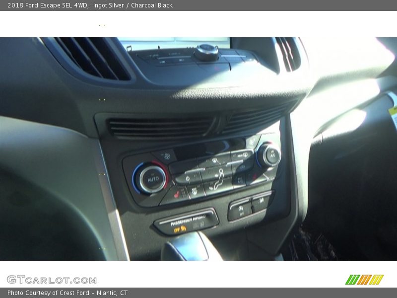 Ingot Silver / Charcoal Black 2018 Ford Escape SEL 4WD