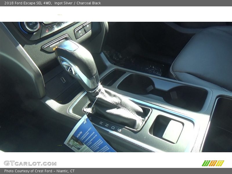 Ingot Silver / Charcoal Black 2018 Ford Escape SEL 4WD
