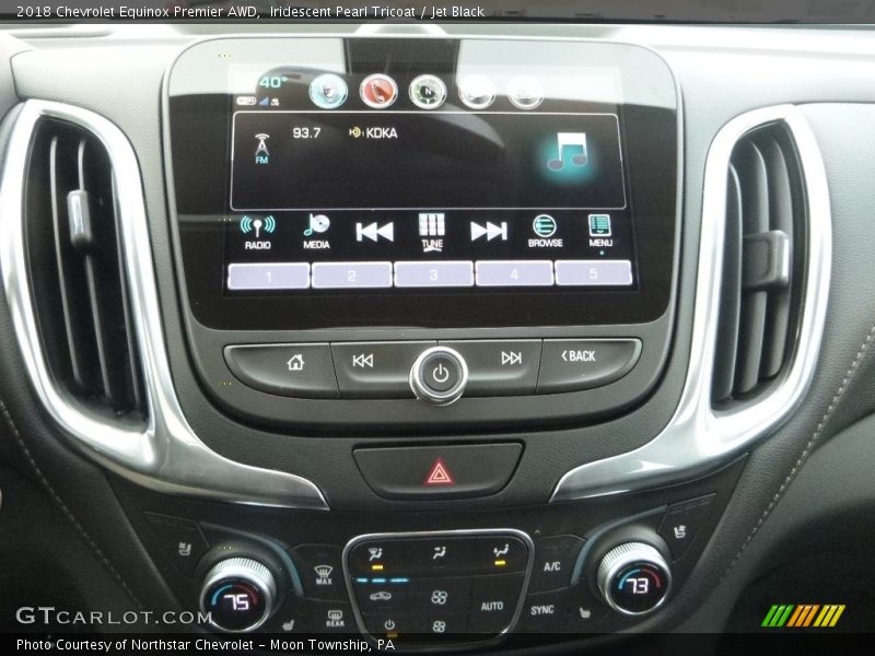 Iridescent Pearl Tricoat / Jet Black 2018 Chevrolet Equinox Premier AWD