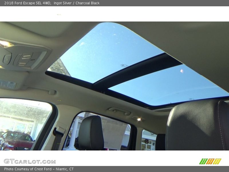 Ingot Silver / Charcoal Black 2018 Ford Escape SEL 4WD