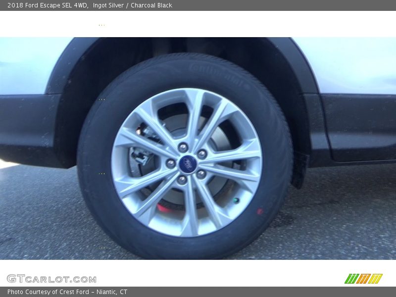 Ingot Silver / Charcoal Black 2018 Ford Escape SEL 4WD