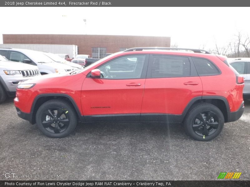 Firecracker Red / Black 2018 Jeep Cherokee Limited 4x4