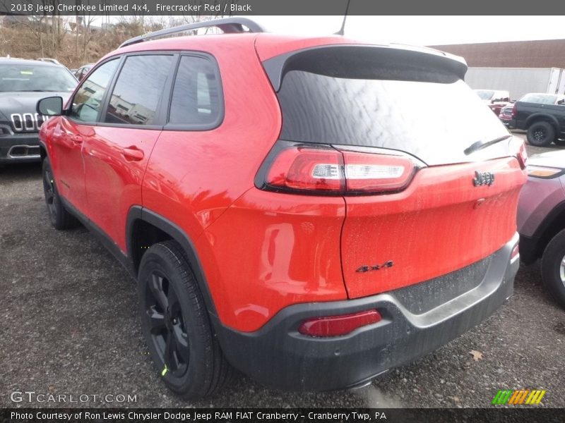 Firecracker Red / Black 2018 Jeep Cherokee Limited 4x4