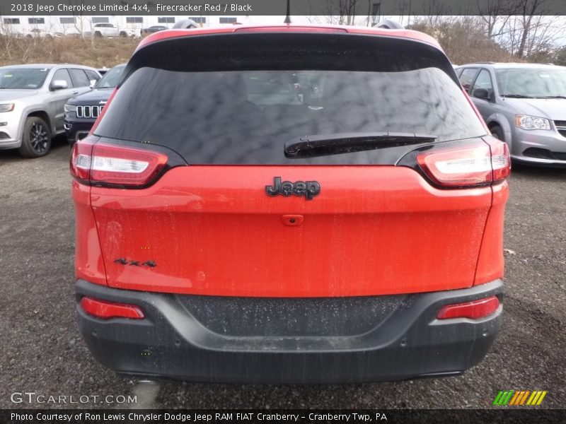 Firecracker Red / Black 2018 Jeep Cherokee Limited 4x4