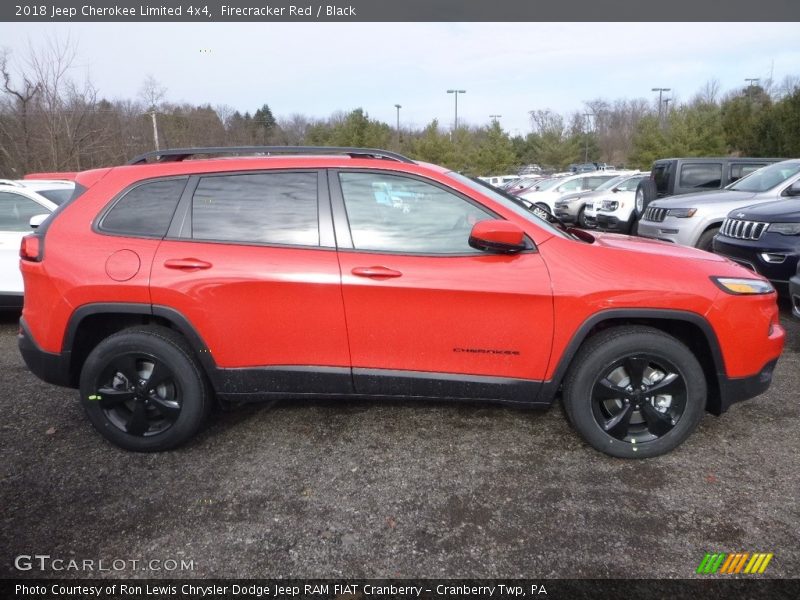 Firecracker Red / Black 2018 Jeep Cherokee Limited 4x4