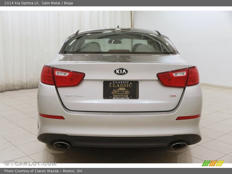 Satin Metal / Beige 2014 Kia Optima LX