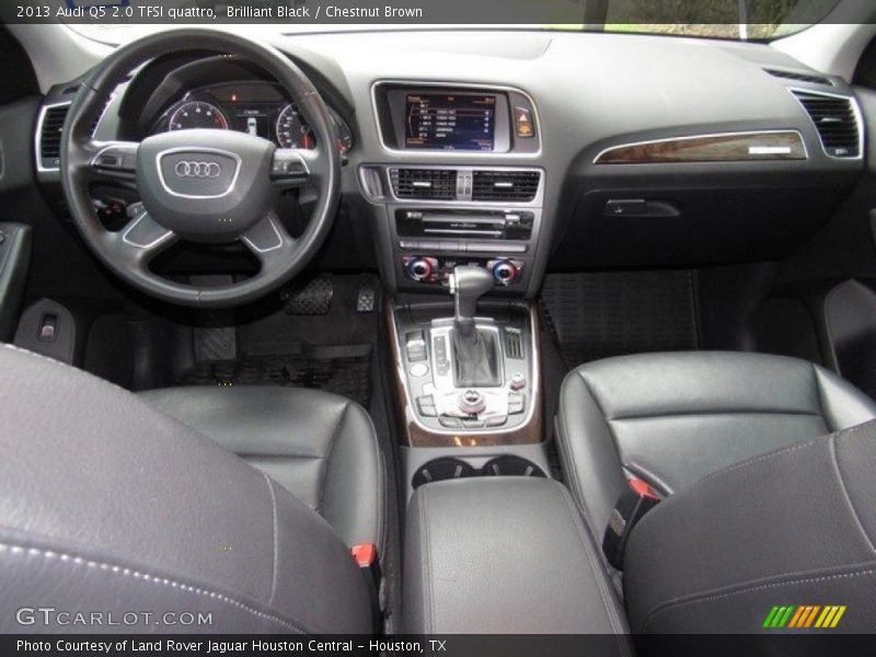 Brilliant Black / Chestnut Brown 2013 Audi Q5 2.0 TFSI quattro