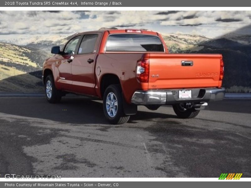 Inferno Orange / Black 2018 Toyota Tundra SR5 CrewMax 4x4