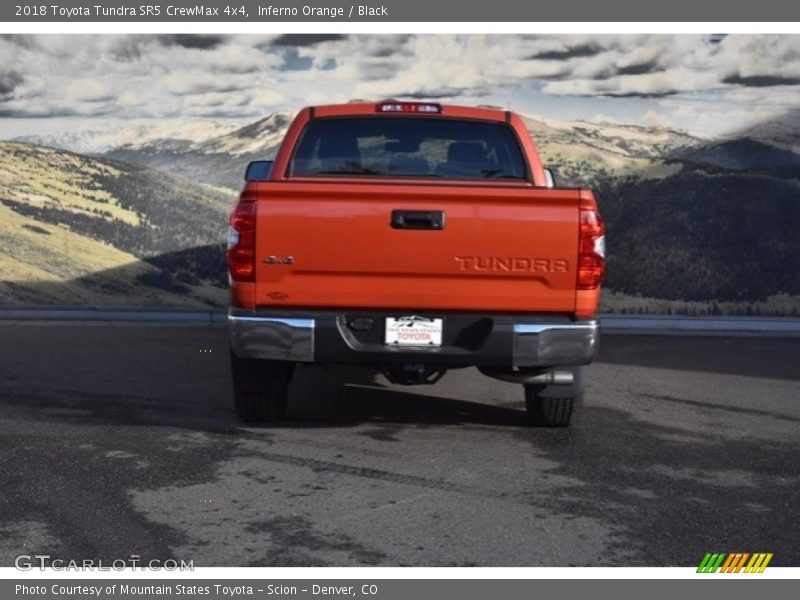Inferno Orange / Black 2018 Toyota Tundra SR5 CrewMax 4x4