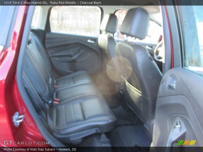 Ruby Red Metallic / Charcoal Black 2015 Ford C-Max Hybrid SEL