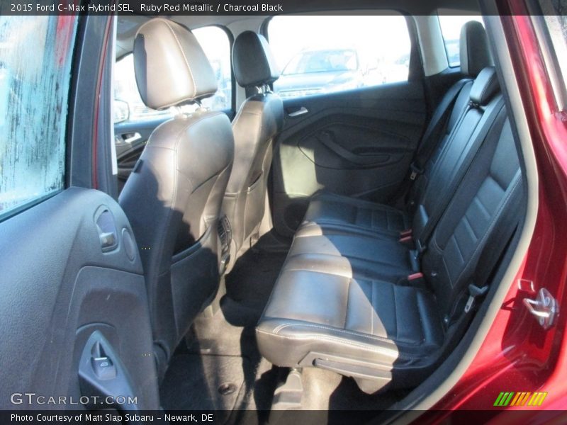 Ruby Red Metallic / Charcoal Black 2015 Ford C-Max Hybrid SEL