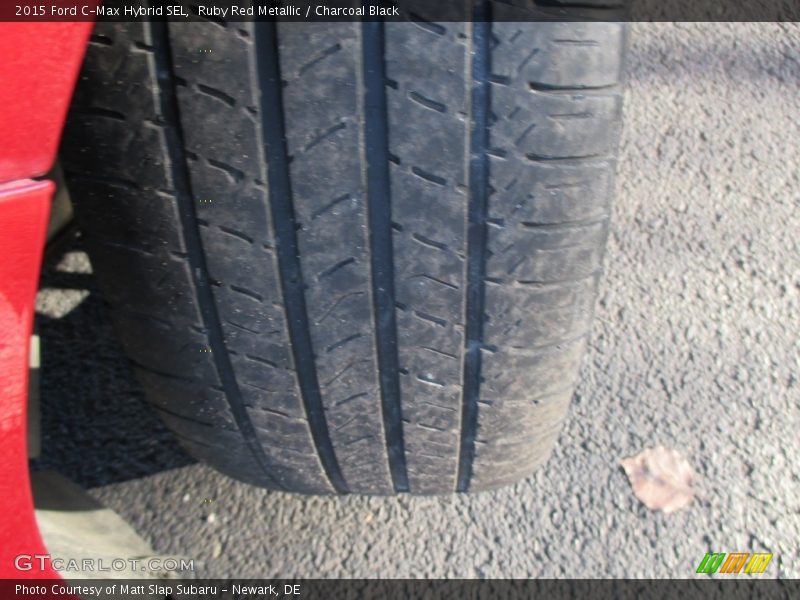 Ruby Red Metallic / Charcoal Black 2015 Ford C-Max Hybrid SEL
