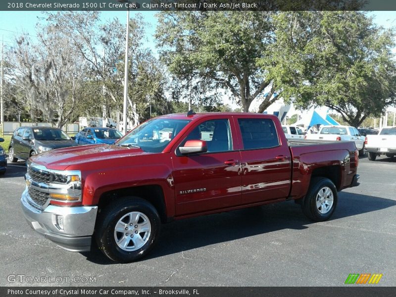 Cajun Red Tintcoat / Dark Ash/Jet Black 2018 Chevrolet Silverado 1500 LT Crew Cab