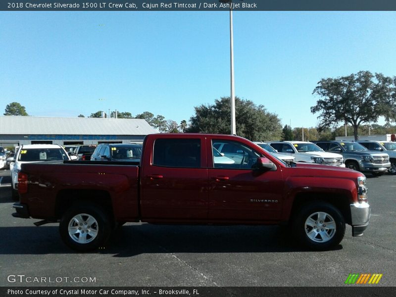 Cajun Red Tintcoat / Dark Ash/Jet Black 2018 Chevrolet Silverado 1500 LT Crew Cab